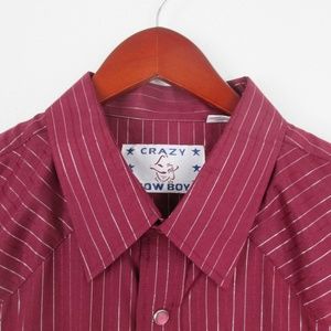 Crazy Cowboy Long Sleeve Size XL Button Up Shirt